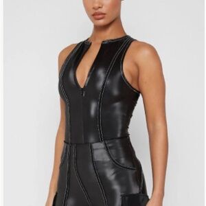 Maniere de Voir Black Bodysuit